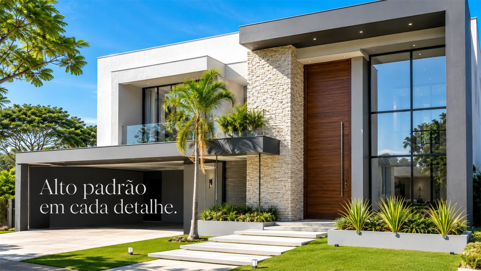Casa moderna de alto padrão — alto padrão em cada detalhe