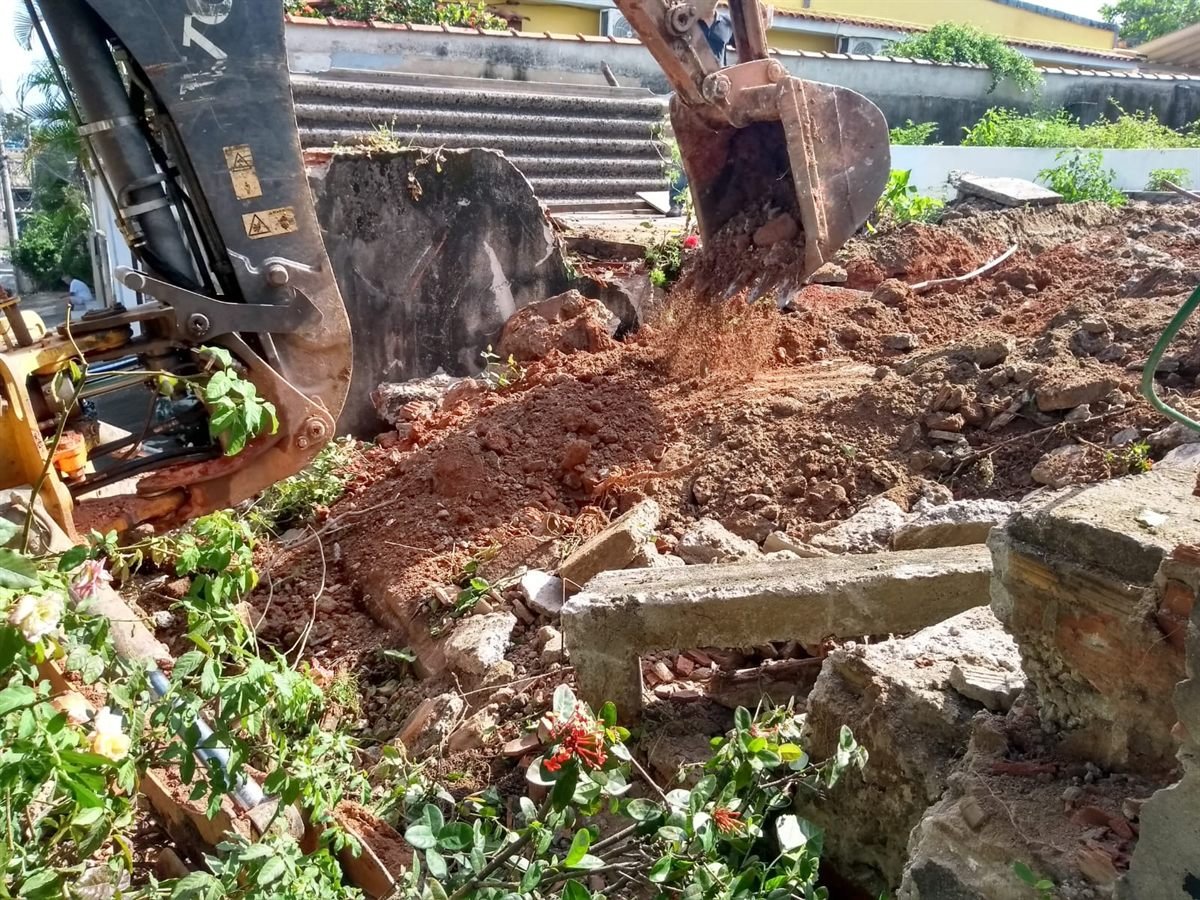 Preparação do terreno