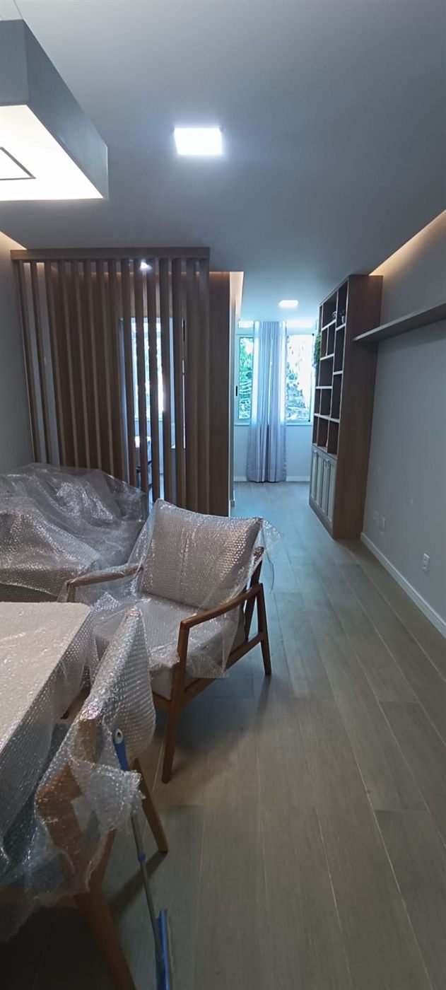 Sala de estar reformada